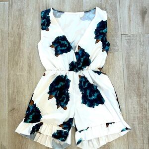 NWOT SHEIN Flower Romper